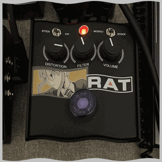 my favorite guitar pedal, the rat